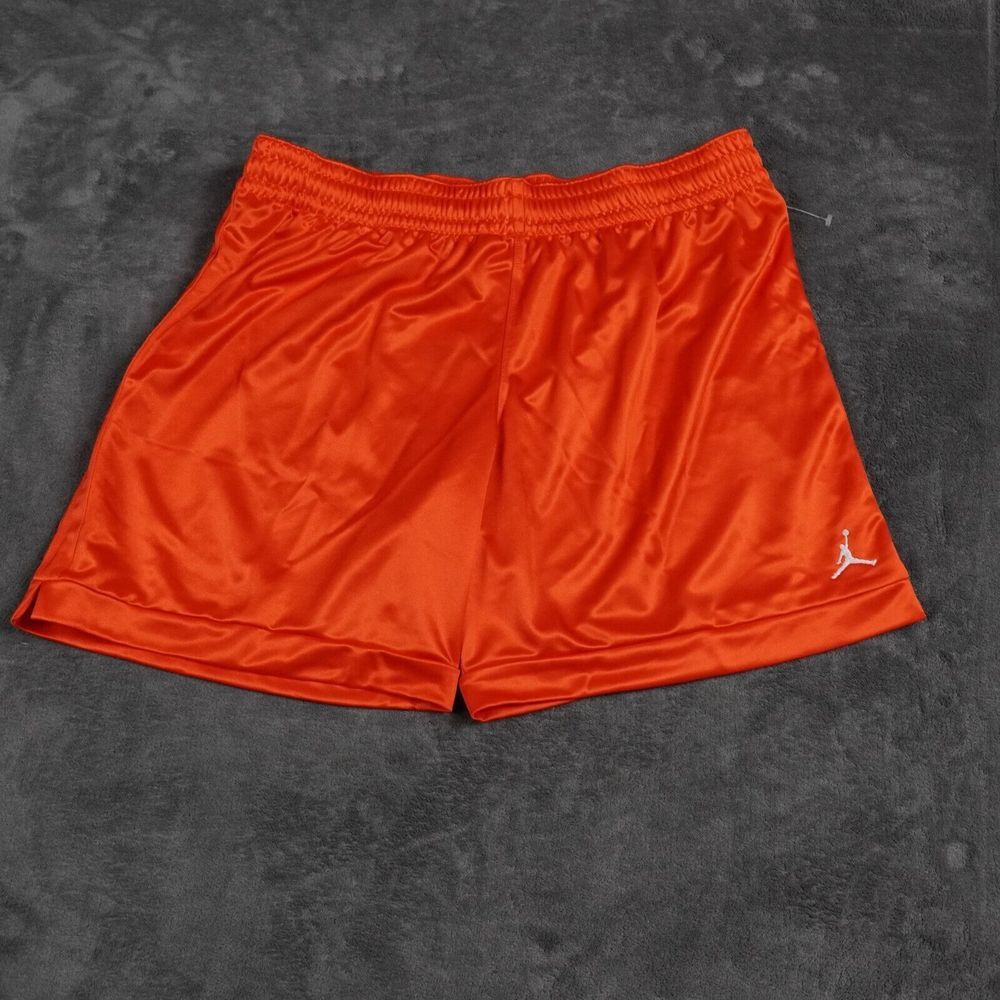 Jordan Jumpman Shorts‎ Womens Extra Large Orange Basketball Dri-fit AT0538-82